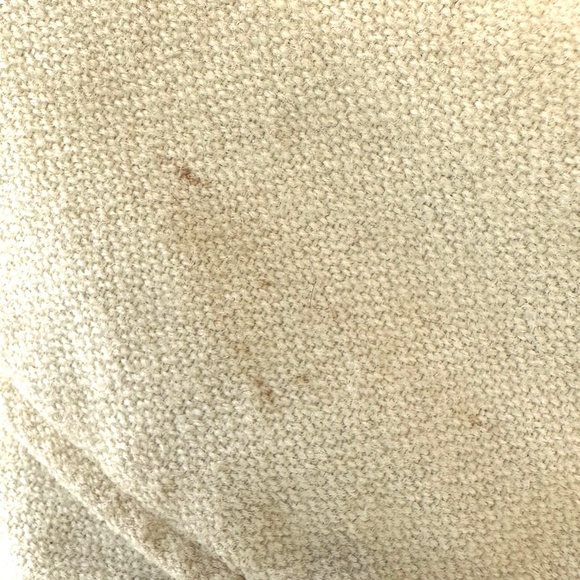 WILSONS LEATHER Varsity Bomber Jacket Genuine Leather Wool Sleeve Blue Cream XS - Picture 12 of 12